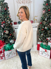 Ice Skating Days Sweater - Cream