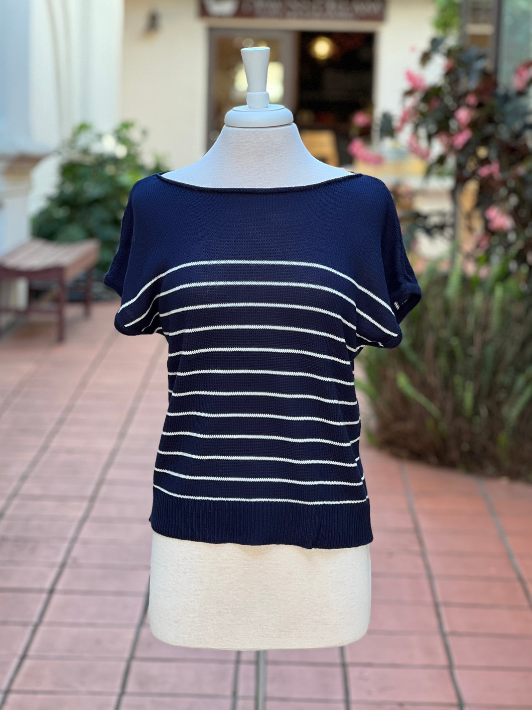 Sail Into The Sunset Top - Navy