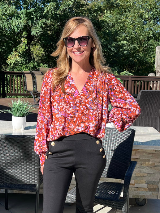 The Moira Print Blouse