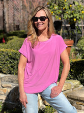 Round About Top - Cotton Candy