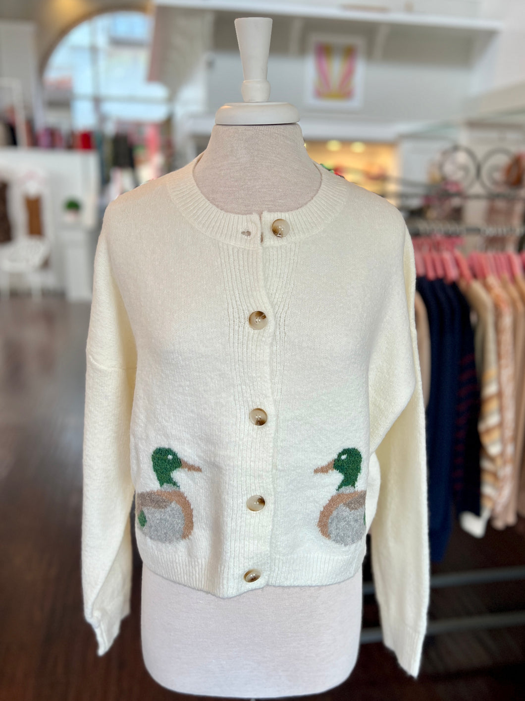 Mallard Duck Cardigan