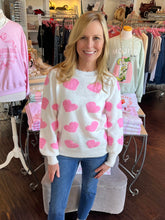 Soft Heart Scalloped Edge Sweater