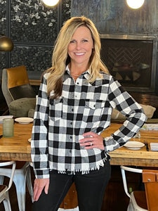 Frayed All Day Plaid Shirt