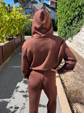 Pure Heaven Zip Hoodie - Chocolate
