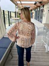 Boho Lurex Top