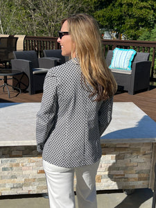 Batik Print Blazer