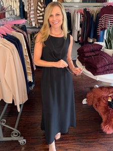 Matte Crepe Maxi - Black