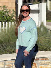 All My Heart Mint Sweater