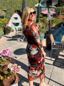 Statement Maker Mesh Midi
