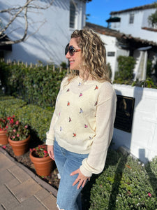 Dainty Darling Floral Sweater