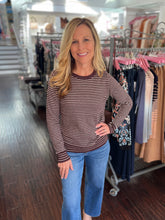 Plum Perfect Stripe Sweater