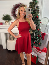 Red Romance Bow Strap Dress