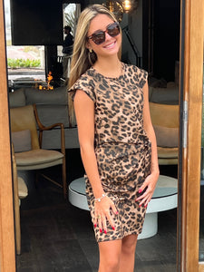 Wild Life Leopard Wrap Dress