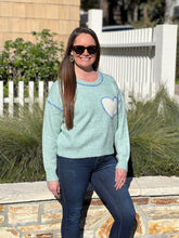 All My Heart Mint Sweater