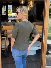 Above Board Sweater Top - Forest