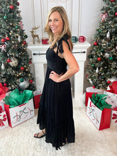 Sweet On You Lurex Midi - Black