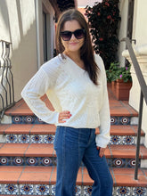 Drop Shoulder Sweater - Cream
