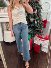 Crystal Clear Wide Leg Jean