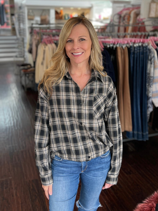 Plaid Pal Relaxed Top