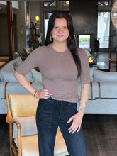 Above Board Sweater Top - Nutella