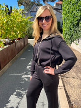 Pure Heaven Zip Hoodie - Black