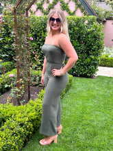 Easy On The Eyes Jumpsuit - Olive