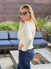 Crochet My Way Sweater - Cream