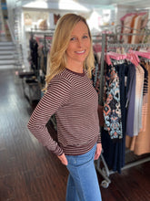 Plum Perfect Stripe Sweater
