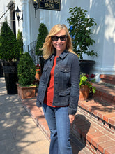 The Lucie Peplum Denim Jacket