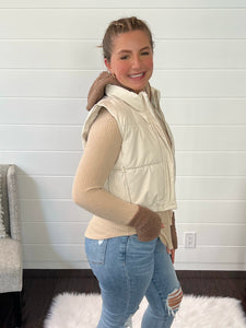 Forward Thinking Vest - Cream