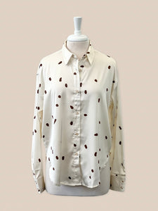 Dots For Days Blouse - Cream