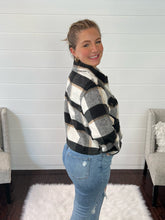 First Love Cropped Shacket - Black