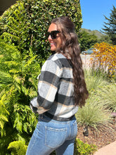 First Love Cropped Shacket - Black