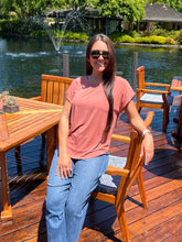 No Slouch Bamboo Tee - Terracotta