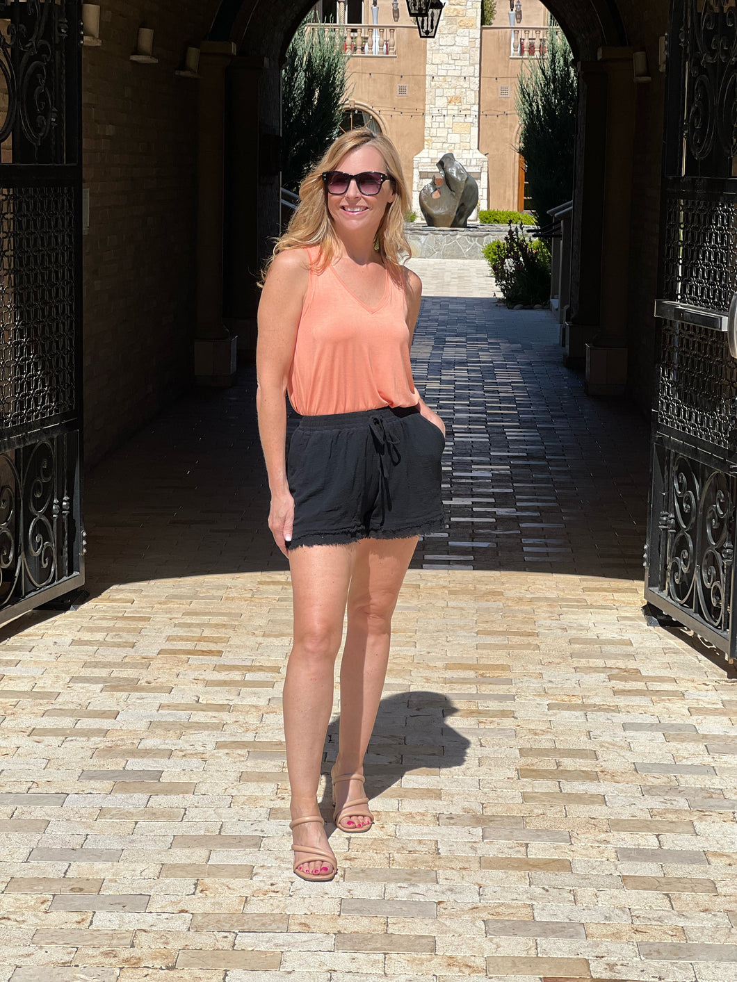Fringe Fun Shorts - Black