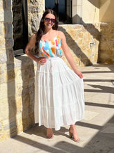 Tiers Of Joy Maxi Skirt - White