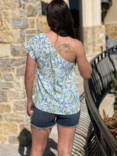 One Sided Floral Top