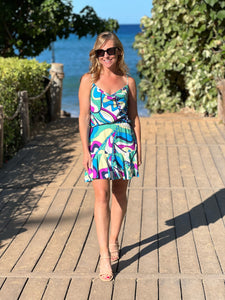 Milan Cowl Mini Dress