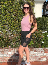 High Waist Biker Short - Black