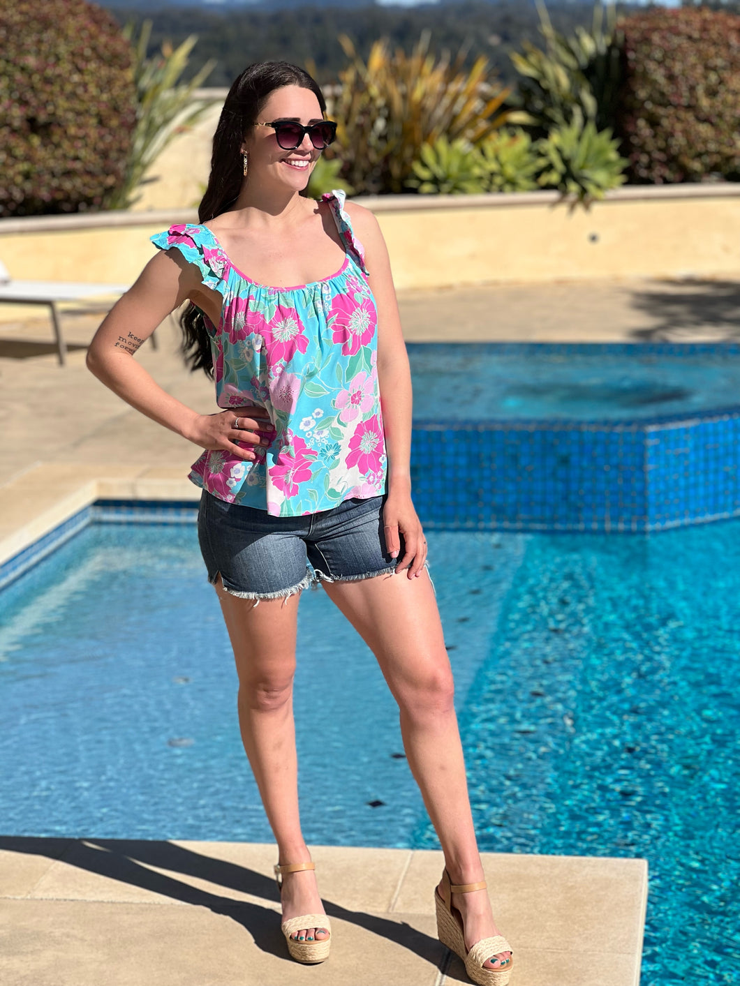Fun For Days Floral Top